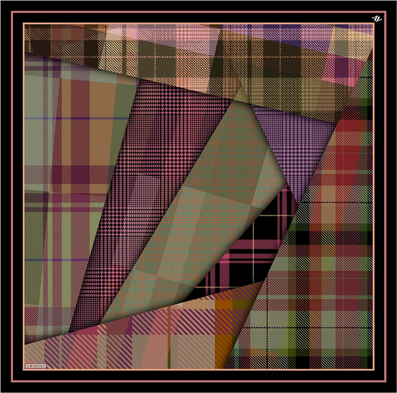 Armine Adara Women's Silk Scarf No. 5 - Elegant Fashion Accessory for Women, Gift for Her, Perfect for Office, Party & Special Occasions
