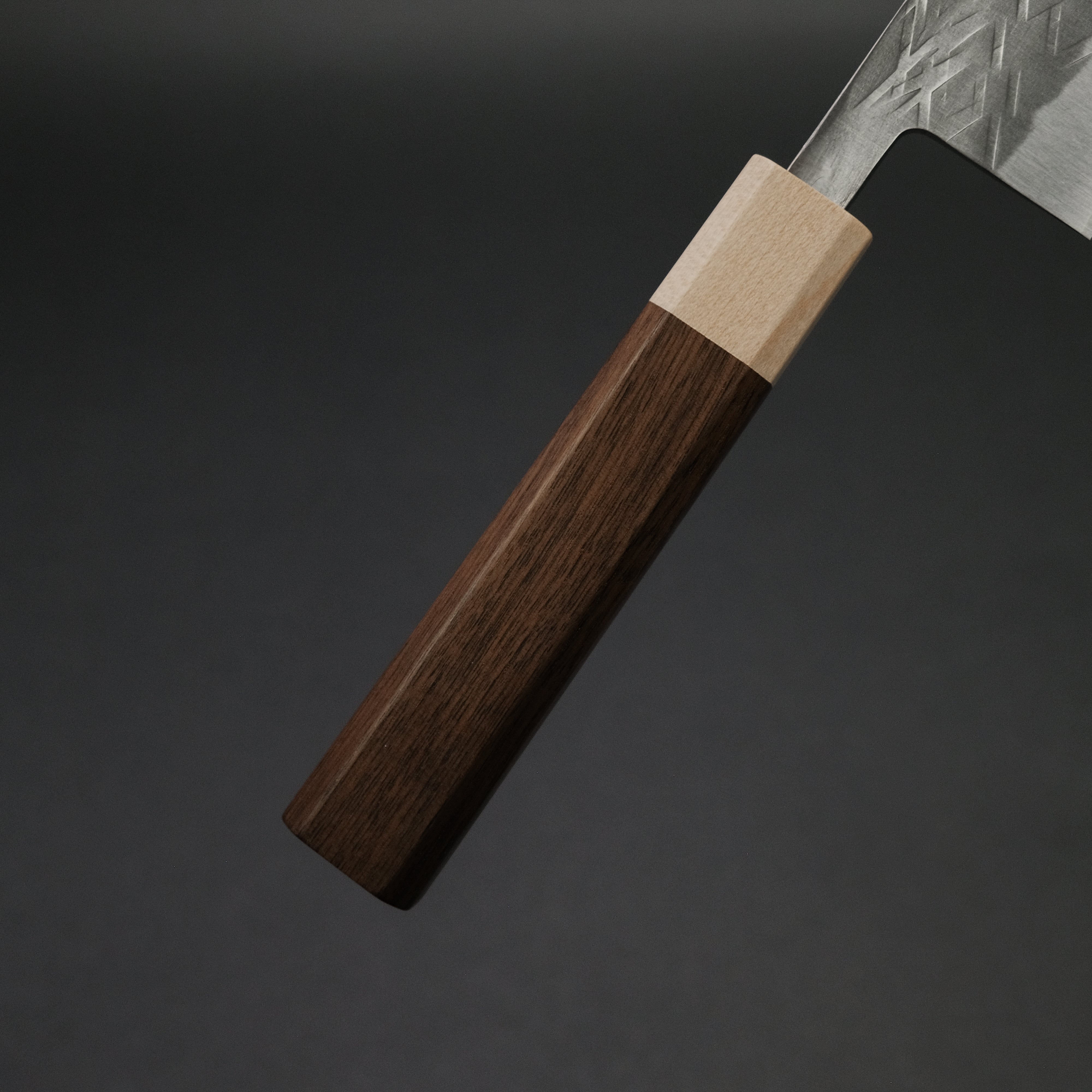 Hitohira TD SLD Tsuchime Gyuto 210mm Japanese Chef Knife with Walnut Handle - Perfect for Sushi, Meat Slicing & Professional Kitchen Use