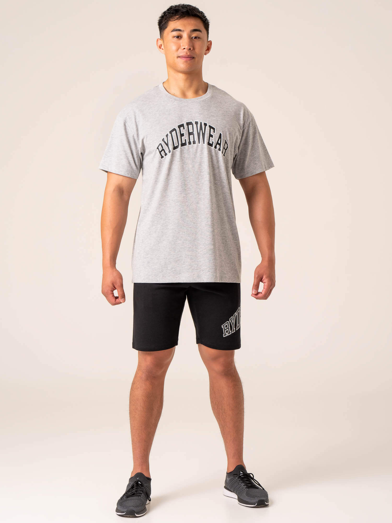 Men's Black Collegiate Track Shorts - Comfortable Running & Training Shorts for Men - Perfect for Gym, Jogging, and Sports Activities