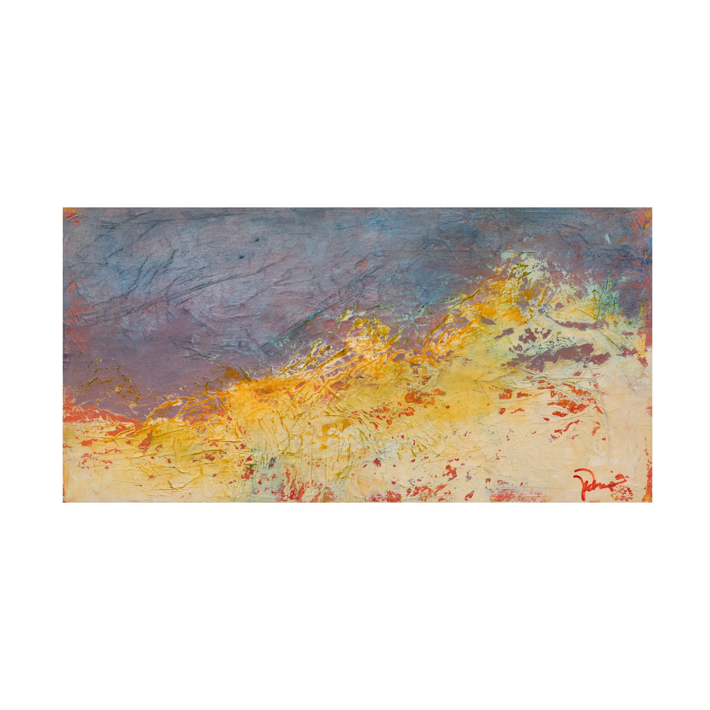Trademark Fine Art 'Aerial' Canvas Wall Art by Patrick Dennis - Stunning Landscape Painting for Living Room, Bedroom & Office Decor