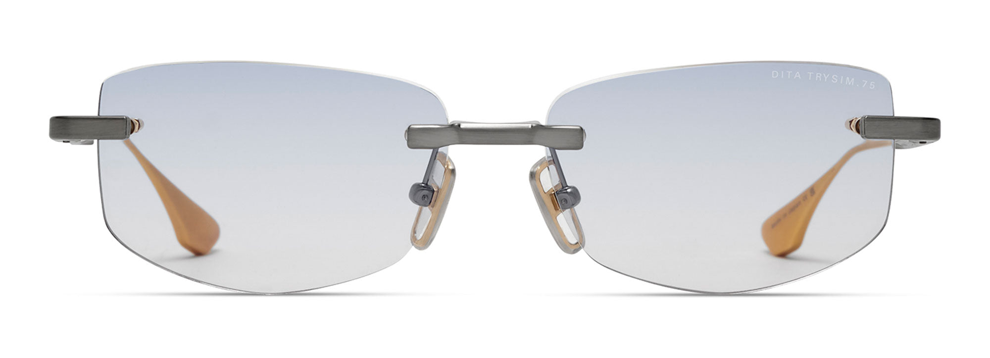 Dita Trysim 0.75 DTX182 Sunglasses - Polarized Aviator Style for Men & Women - UV Protection for Driving, Travel & Outdoor Activities