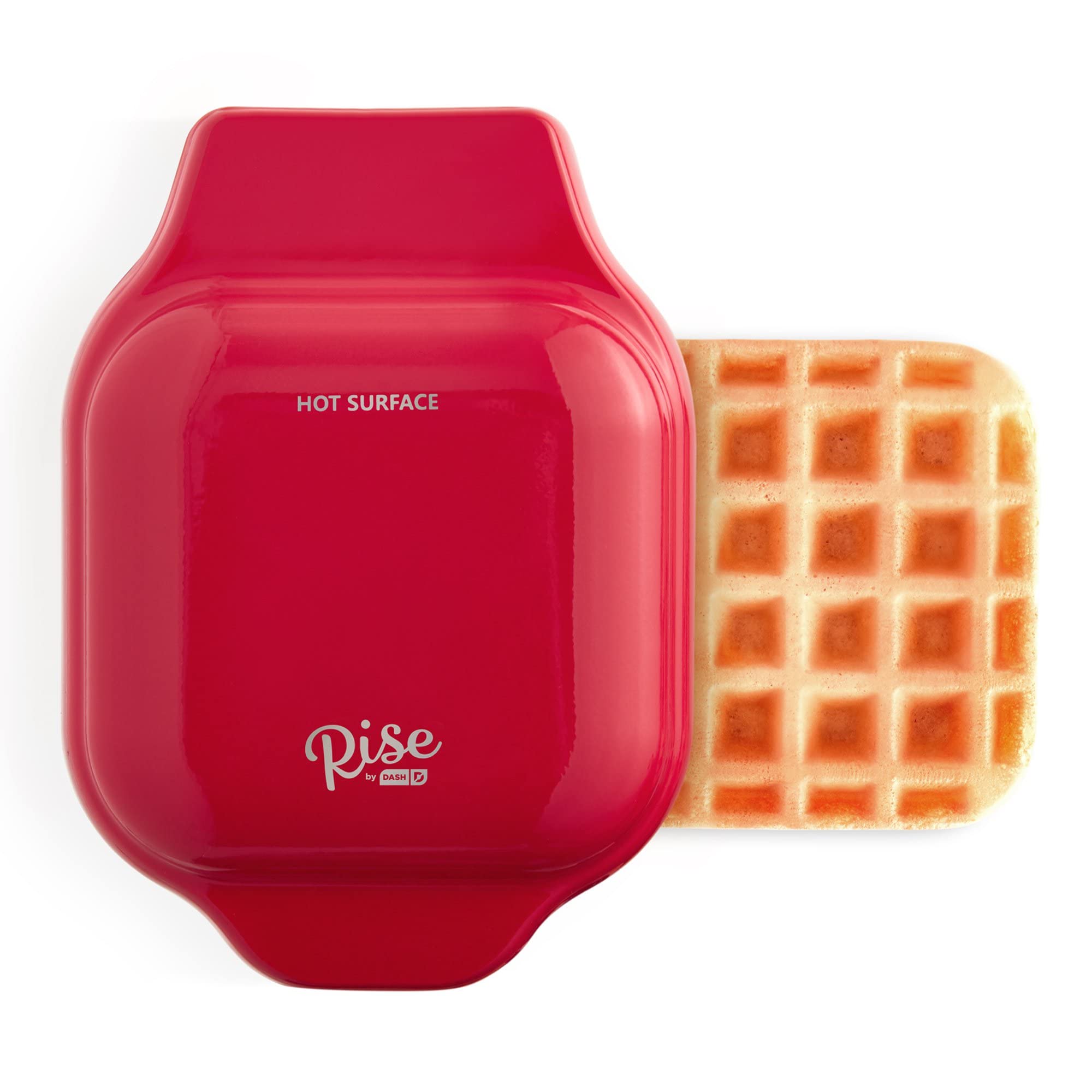 Dash Mini Waffle Maker - Compact Red Waffle Iron for Quick Breakfast, Snacks & Desserts | Perfect for Home, Office or Dorm Use