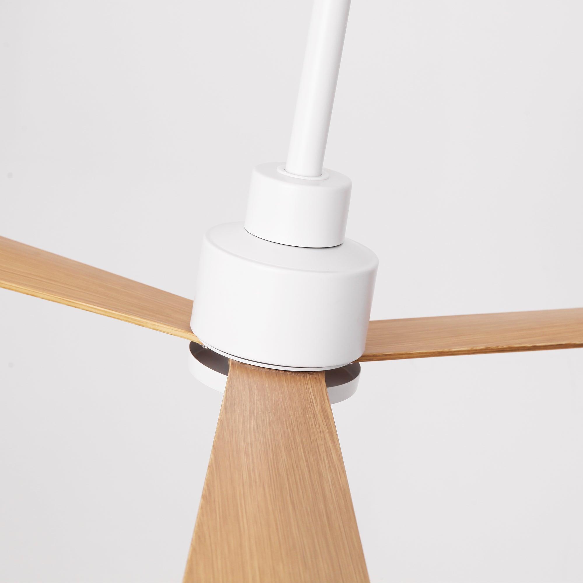 52 Inch Esther 3-Blade Modern Ceiling Fan with Remote Control - Downrod Mount, Quiet Operation, Energy Efficient - Perfect for Living Room, Bedroom, and Office Spaces