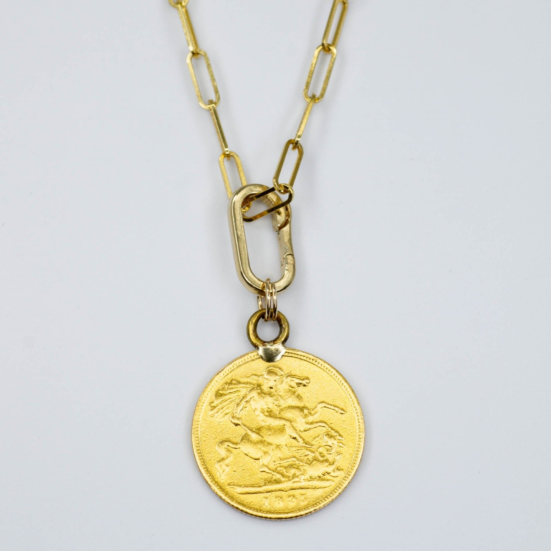 14k Gold Charm Clasp - Secure & Elegant Jewelry Connector for Necklaces & Bracelets | Perfect for DIY Jewelry Making & Gift Giving