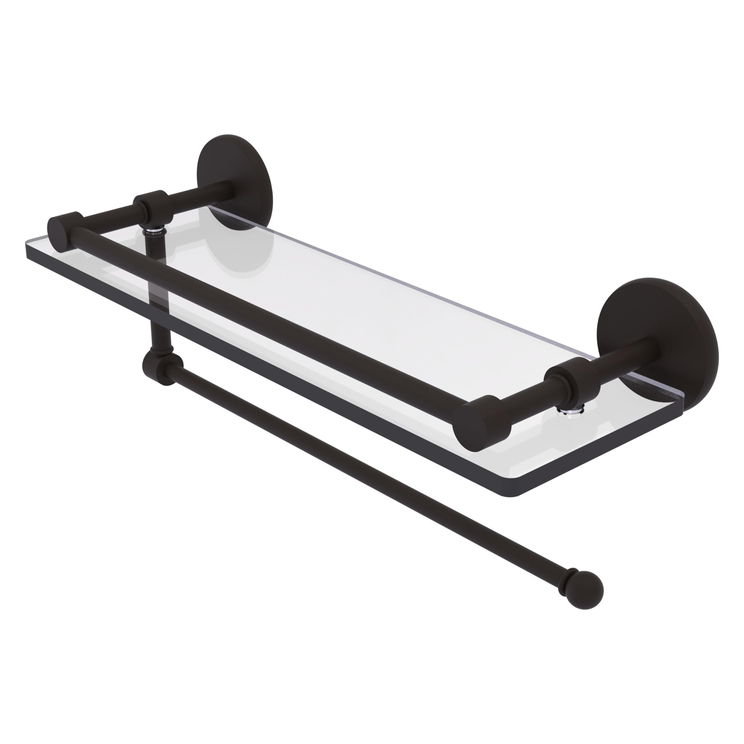 Allied Brass P1000-1PT/16-GAL-ORB Oil Rubbed Bronze Paper Towel Holder with 16