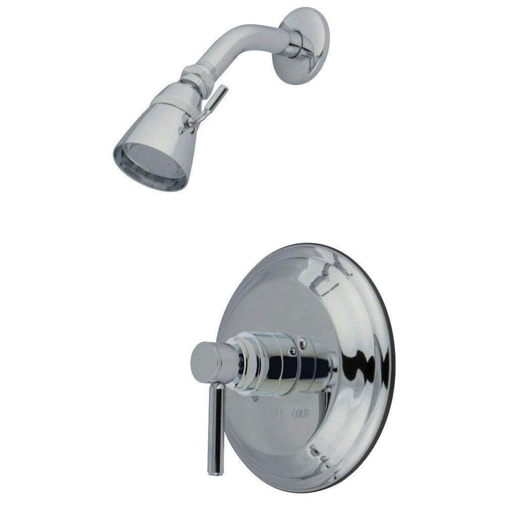 Kingston Brass KB2638DLSO Concord Shower Faucet - Polished Brass Finish, 3-Handle Shower Valve for Bathroom Remodel, Perfect for Modern and Traditional Home Decor