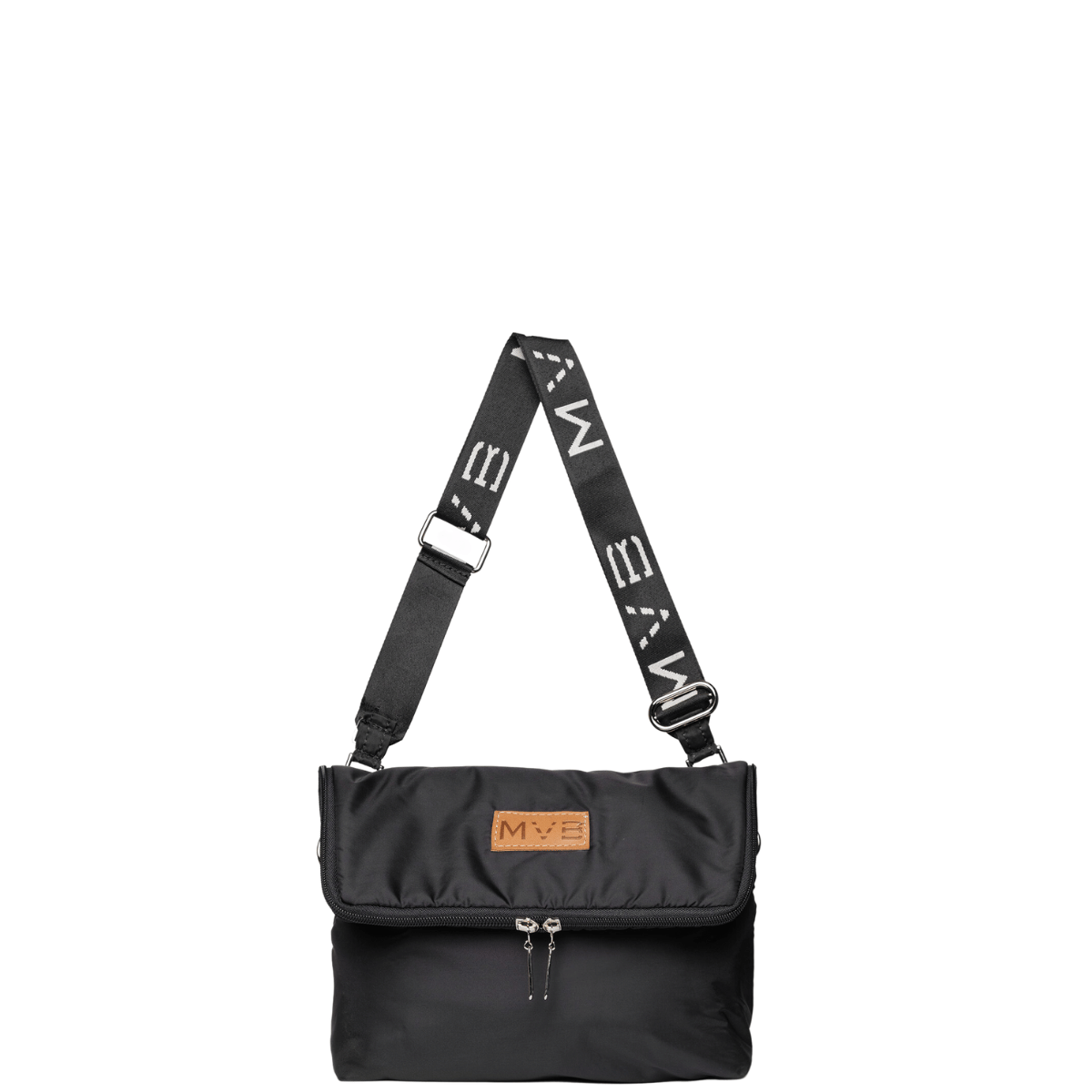 Eco-Friendly Vegan Recycled PET Shoulder Bag for Women - Stylish & Sustainable Black Crossbody Purse | Perfect for Work, Travel & Everyday Use