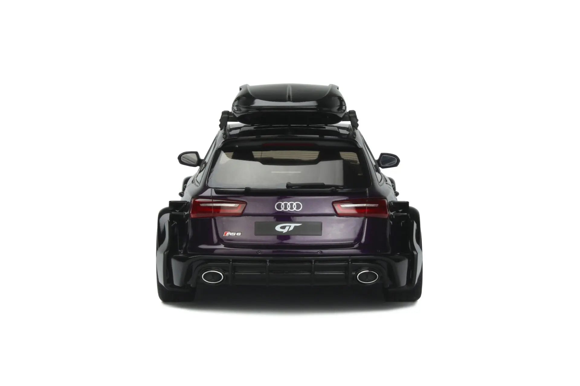 GT Spirit 1:18 Scale Audi RS6 Avant (C7) Diecast Model Car with Custom Body Kit & Roof Rack - Purple Collectible for Display & Racing Enthusiasts - Perfect for Home Office Decoration & Car Showcase