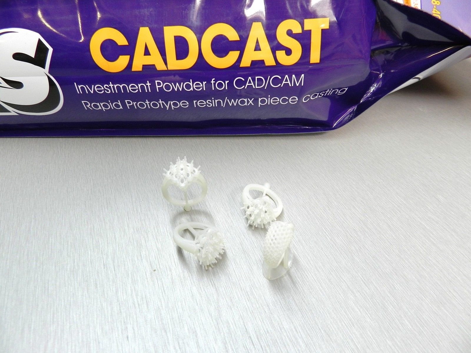 CADCAST 10Kg Resin Wax Casting Investment Powder for CAD/CAM Rapid Prototype Models (LZ 24 FR L Box) – Ideal for Jewelry Making, Dental Crowns & Industrial Prototyping