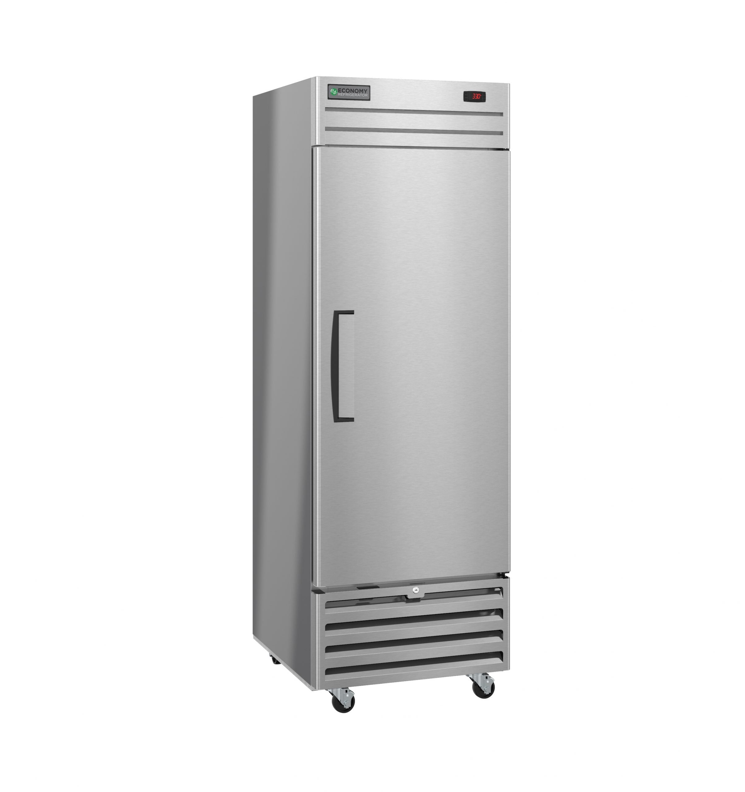 Hoshizaki 27 Inch Single Section Reach-In Commercial Refrigerator with Solid Door - Perfect for Restaurants, Bars, and Catering Businesses