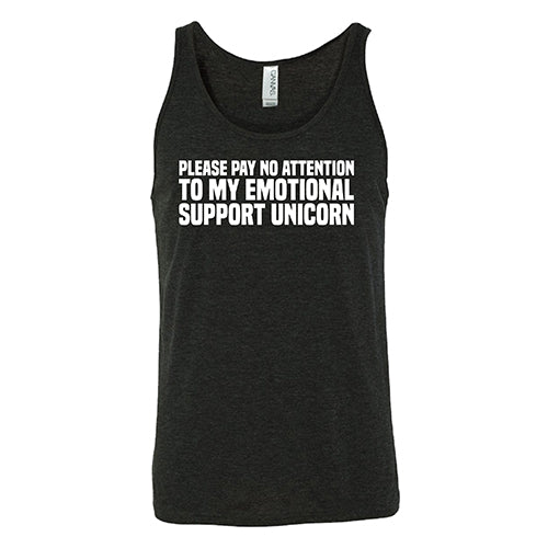 Emotional Support Unicorn T-Shirt - Funny Unisex Graphic Tee for Men & Women - Perfect for Therapy Sessions, Anxiety Relief & Mental Health Awareness