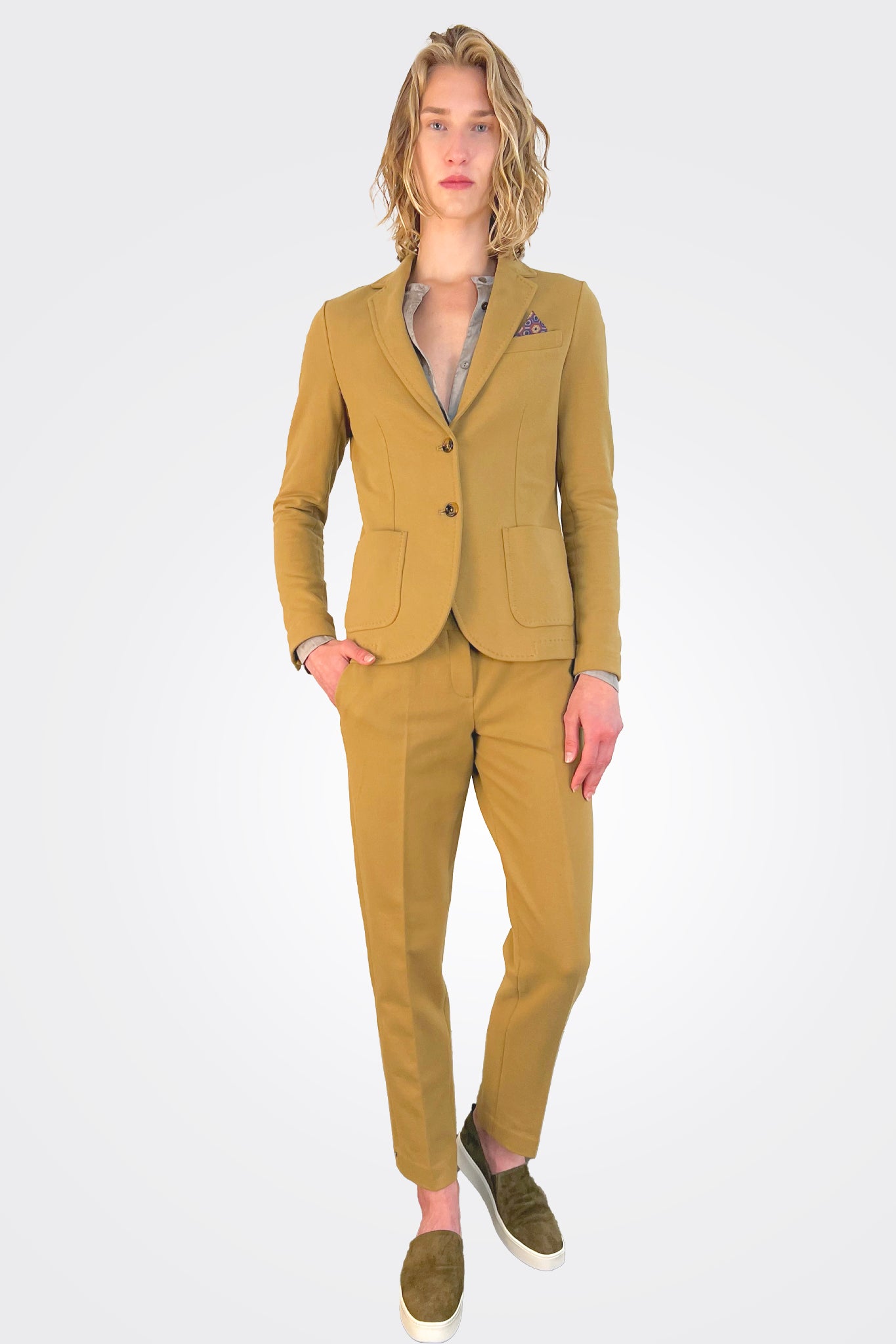 Premium Cashmere Touch Chino Pants for Men - Soft & Comfortable Slim Fit Dress Trousers - Perfect for Office, Business Casual & Formal Occasions