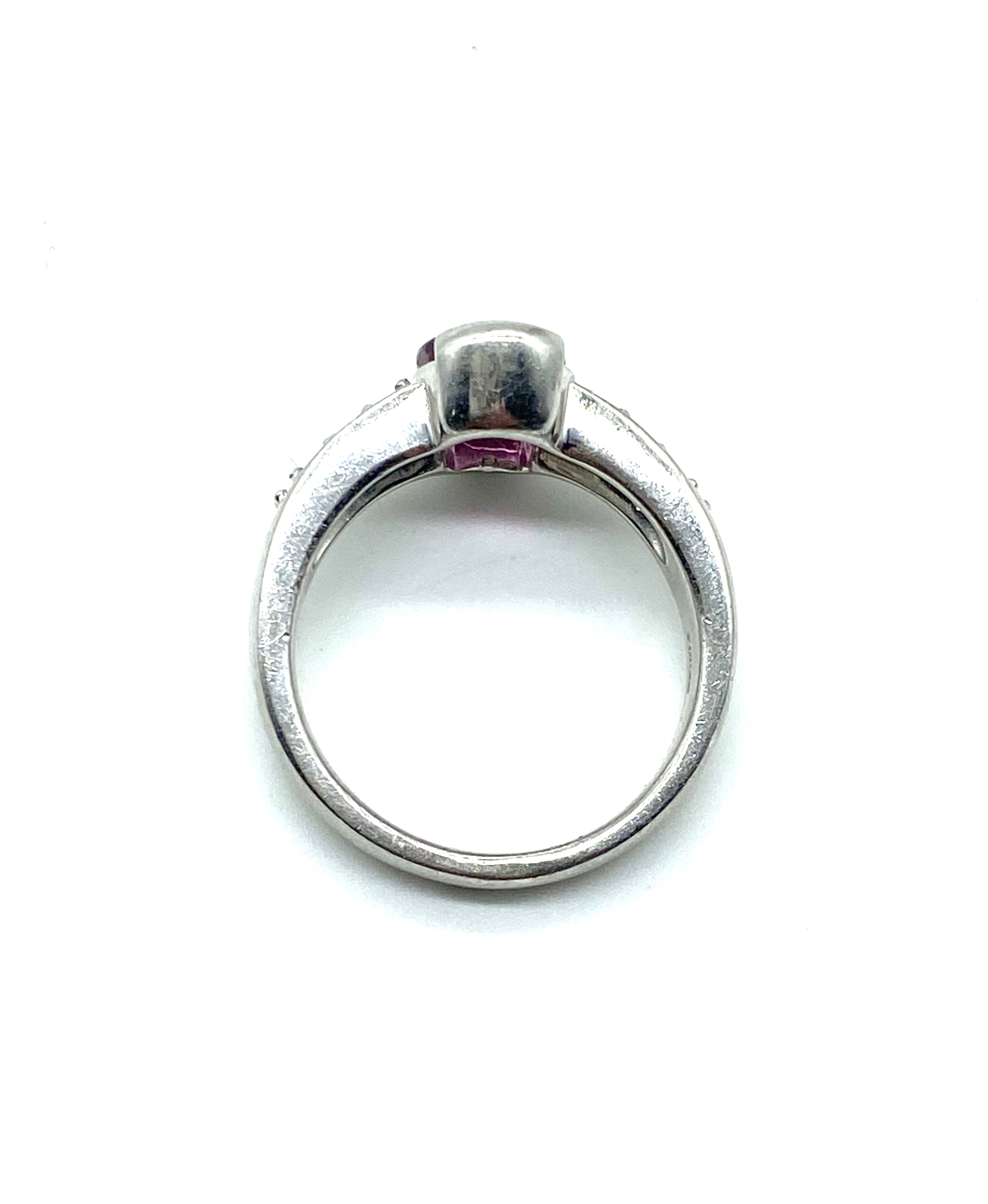 Exquisite Pink Sapphire & Diamond Ring for Women | 14K Gold Engagement & Wedding Band | Elegant Gift for Anniversary, Valentine's Day | Perfect for Proposals, Special Occasions & Everyday Luxury