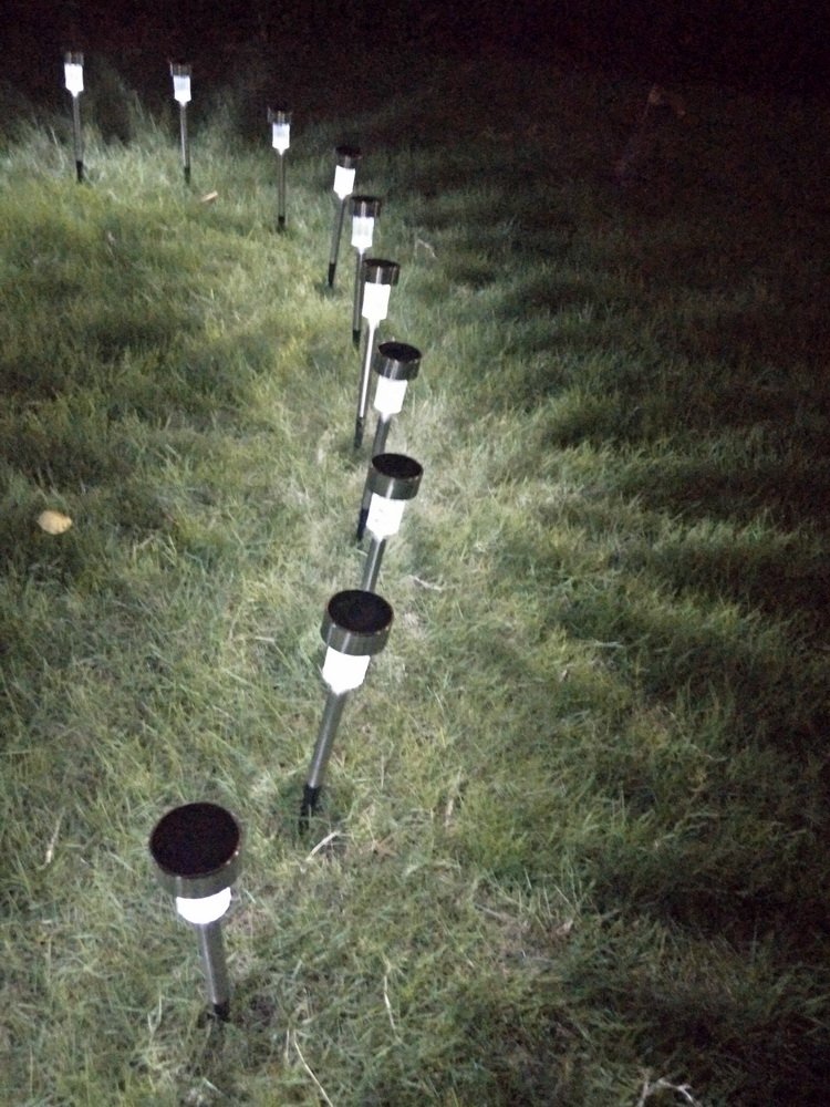 24 Pack Solar Pathway Lights Outdoor - Waterproof LED Garden Lights for Patio, Lawn, Yard, Driveway & Walkway - Durable Landscape Lighting with Lampshades for Home & Garden Decoration (Perfect for Evening Ambience & Safety Lighting)