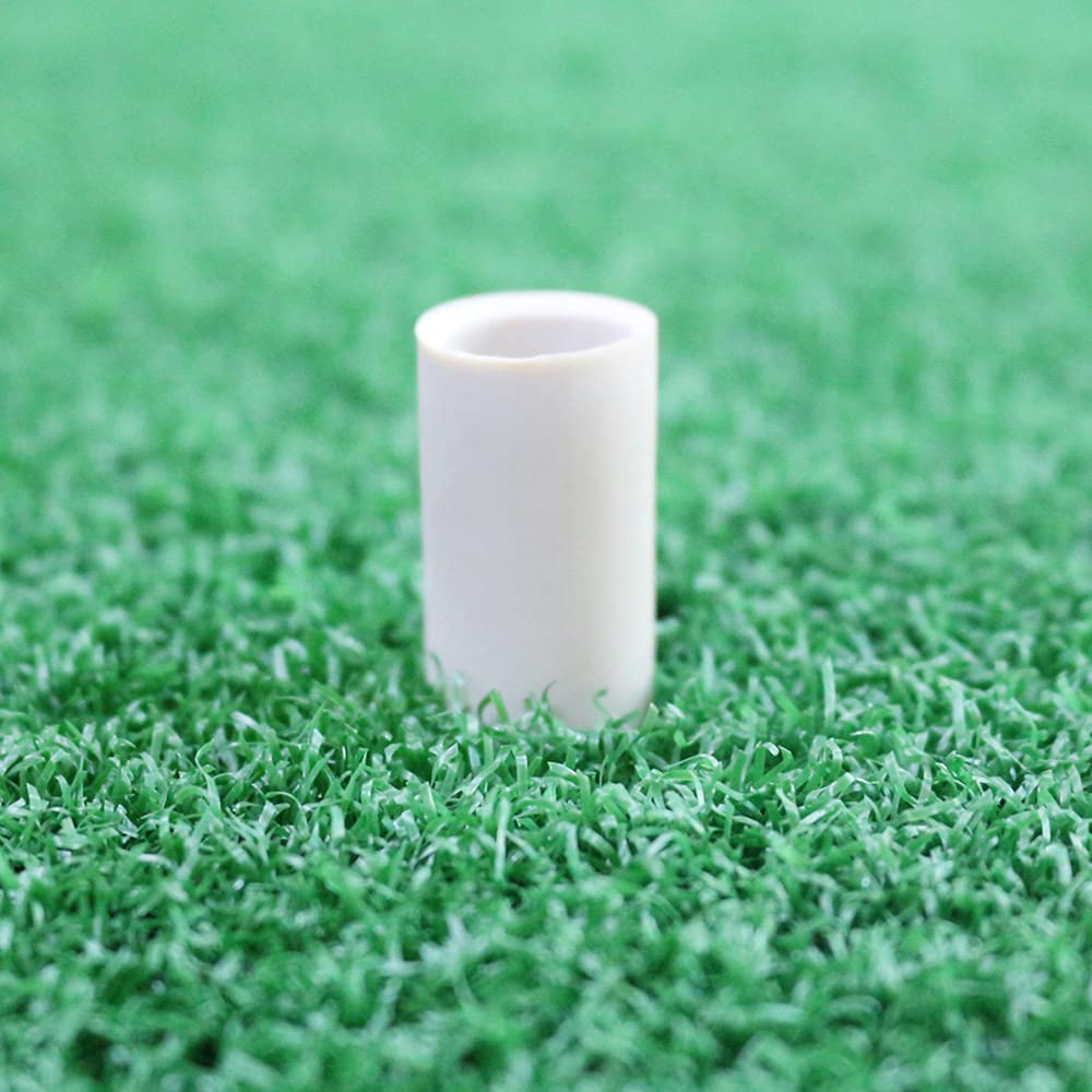 Premium Rubber Golf Tees for Driving Range & Practice Mat - 3-Pack Durable Tees for Indoor & Outdoor Training (Light Grey) | Perfect for Backyard, Garage & Golf Course Practice