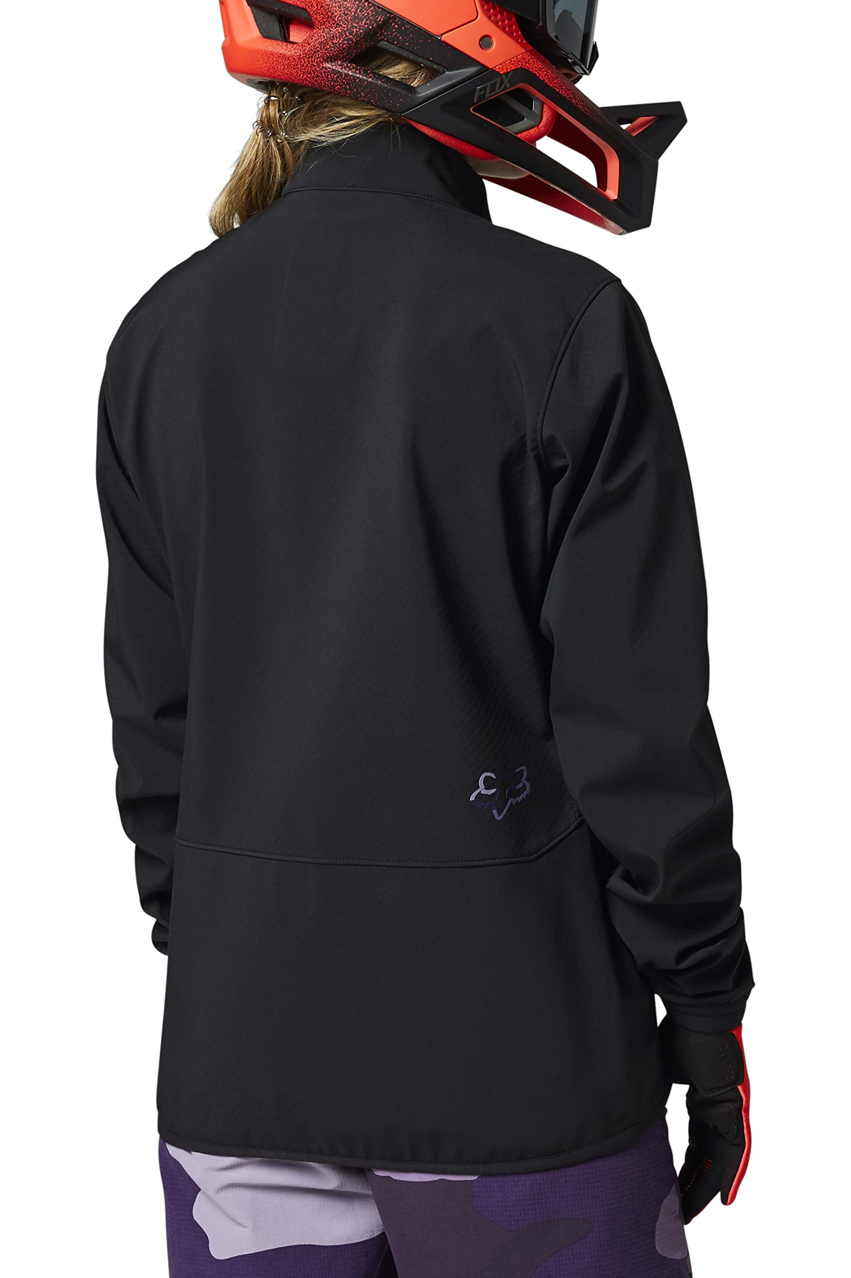 Fox Racing Women's Ranger Fire Jacket - Black/Purple - X-Large - Waterproof Motorcycle Jacket for Off-Road Riding & Outdoor Adventures