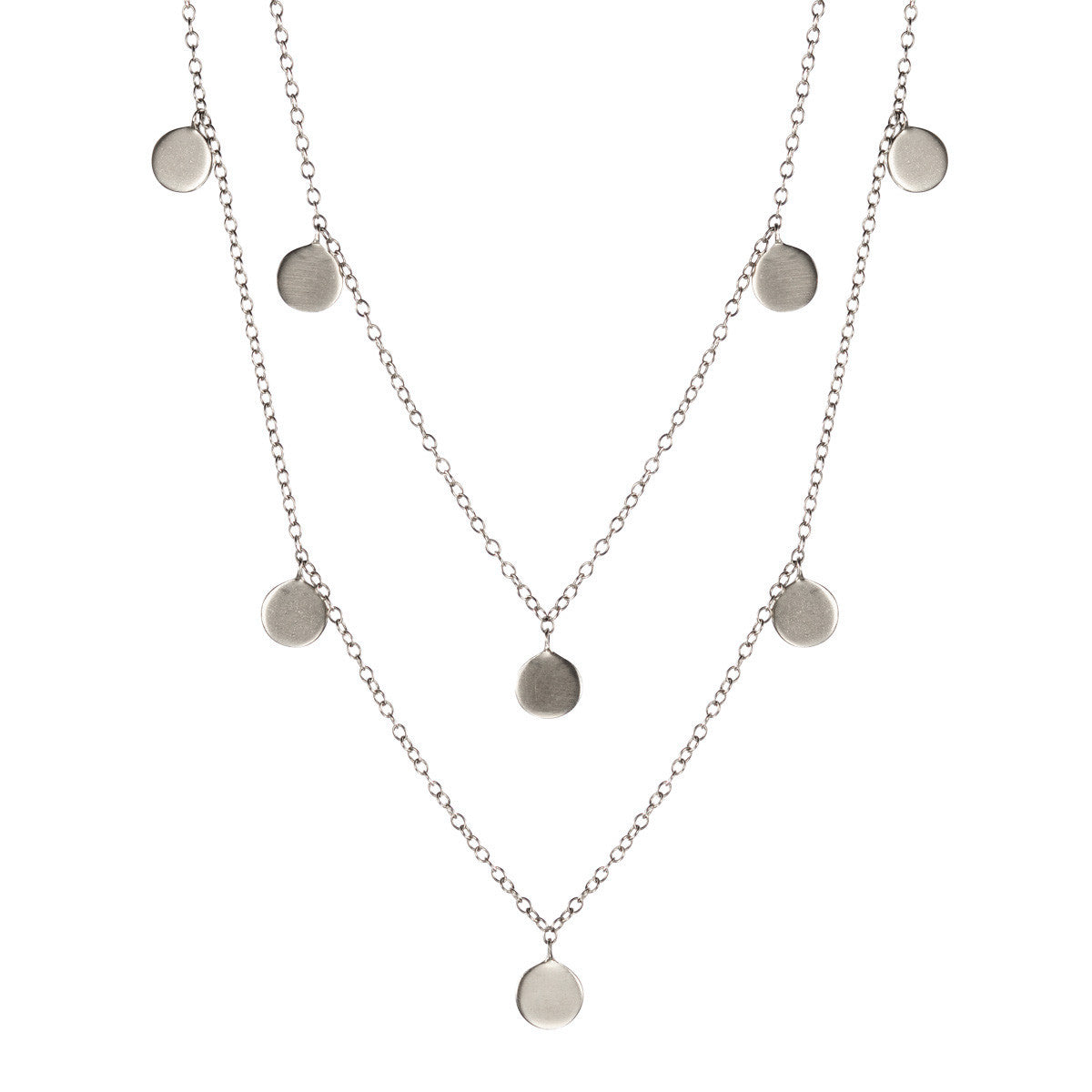 925 Sterling Silver Moroccan Disc Wrap Necklace for Women - Boho Chic Layered Jewelry for Everyday Wear & Special Occasions