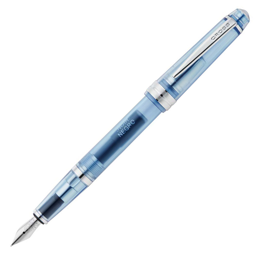 Cross Bailey Light Translucent Blue Fountain Pen - Extra Fine Nib - Premium Writing Instrument for Calligraphy, Journaling & Office Use