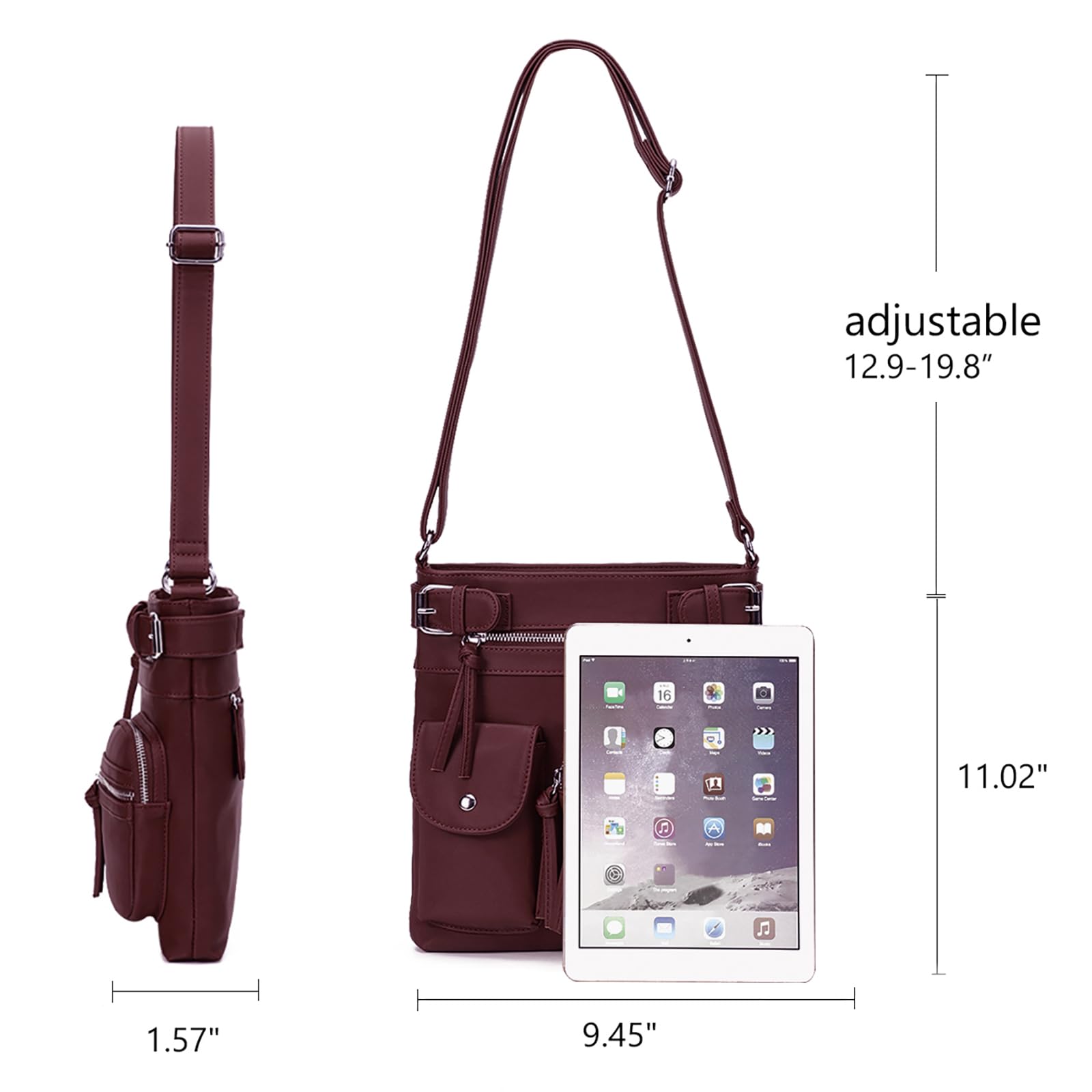 Stylish KL928 Small Crossbody Bag for Women - Fashion Shoulder Handbag Purse Perfect for Work, Travel & Everyday Use
