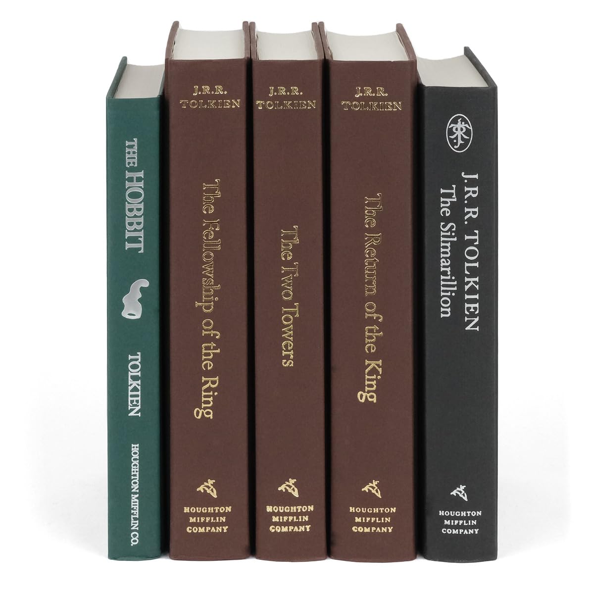 Juniper Books - The Lord of the Rings 5 Volume Book Set - Custom Cover Design for J.R.R. Tolkien Collection | Perfect for Fantasy Book Lovers & Home Library Decor