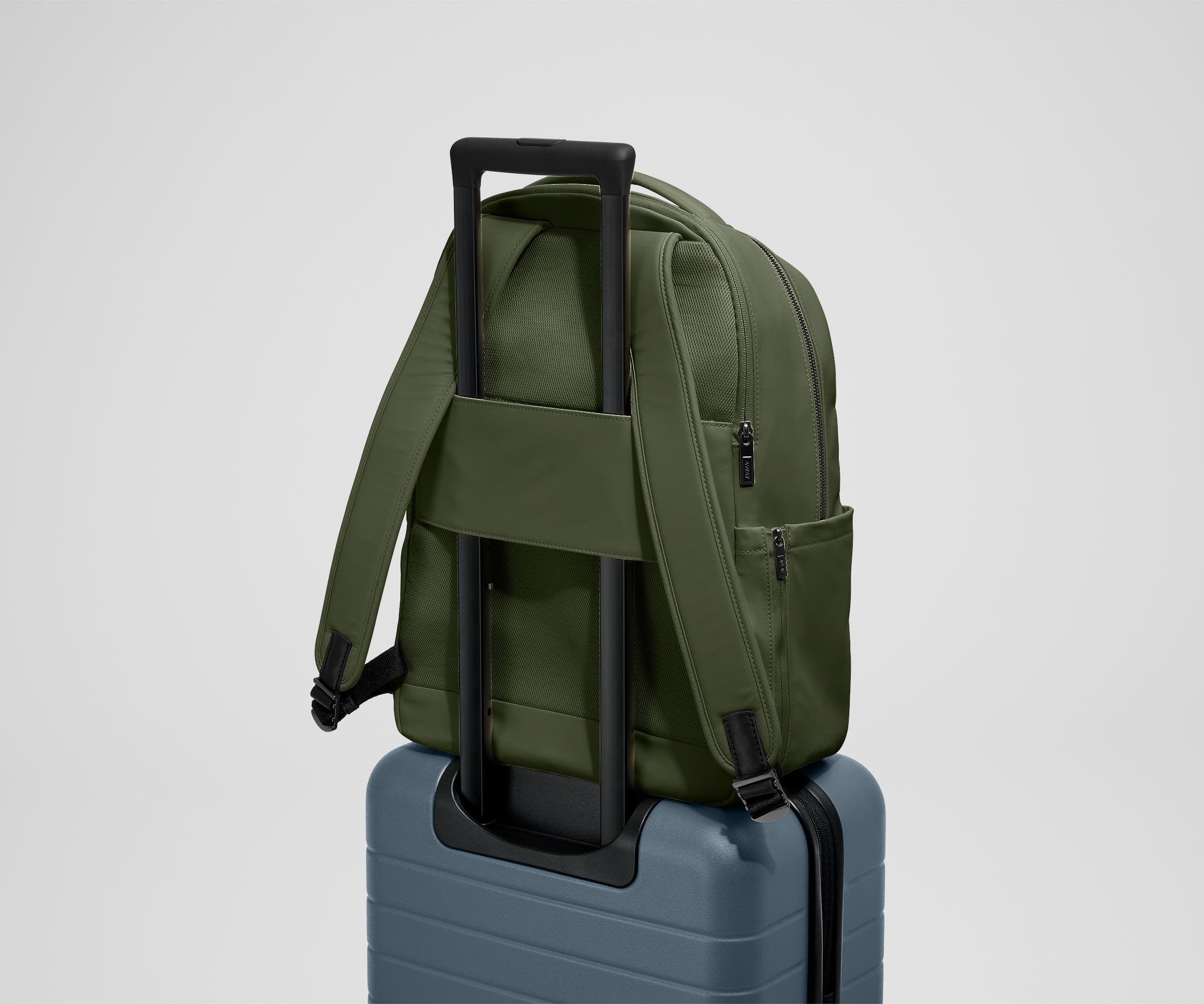 Stylish Olive Green Commuter Backpack for Men & Women - Perfect for Work, Travel & Daily Use