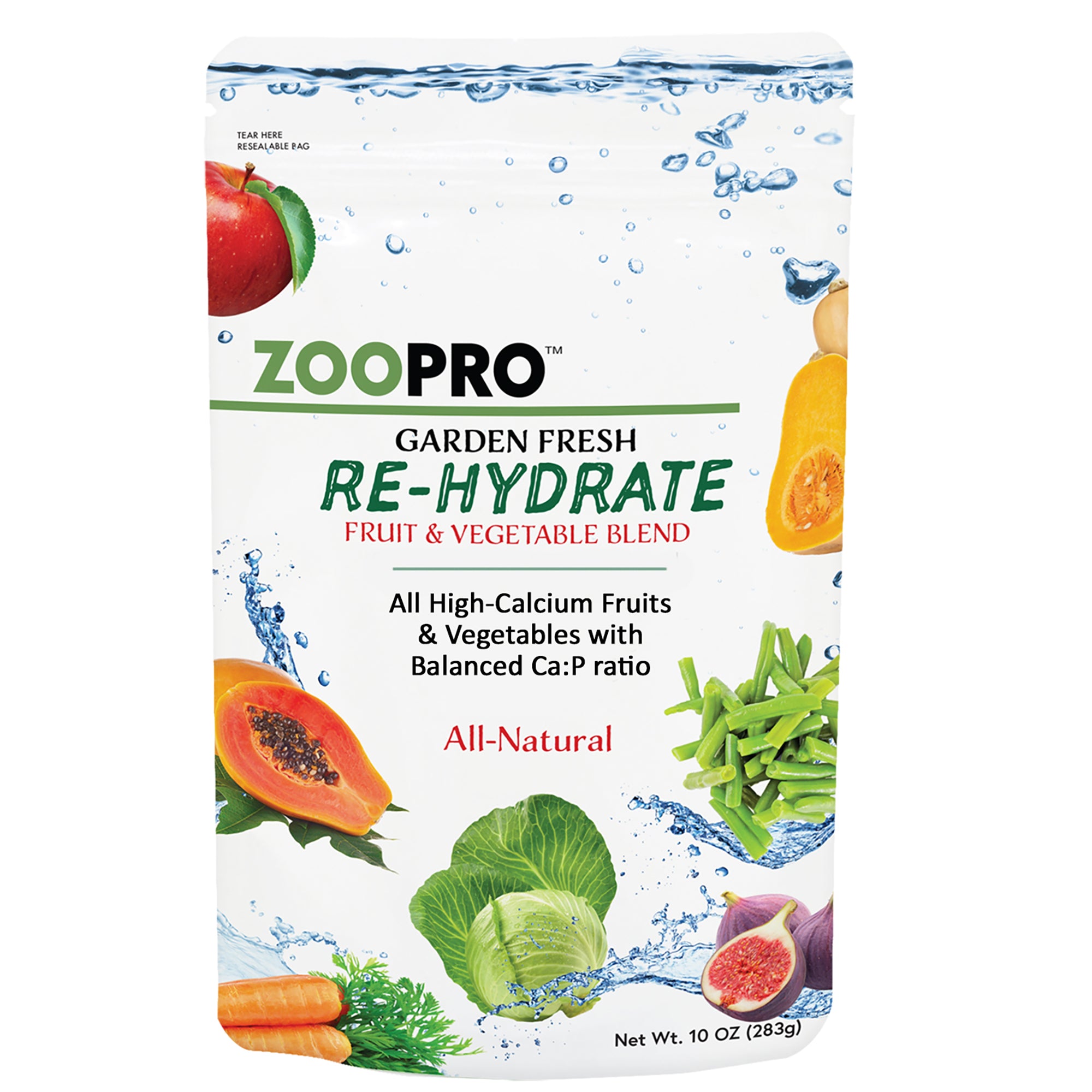 Organic Garden Fresh Re-Hydrate Powder - 10 oz | Natural Hydration Boost for Athletes, Fitness & Outdoor Activities