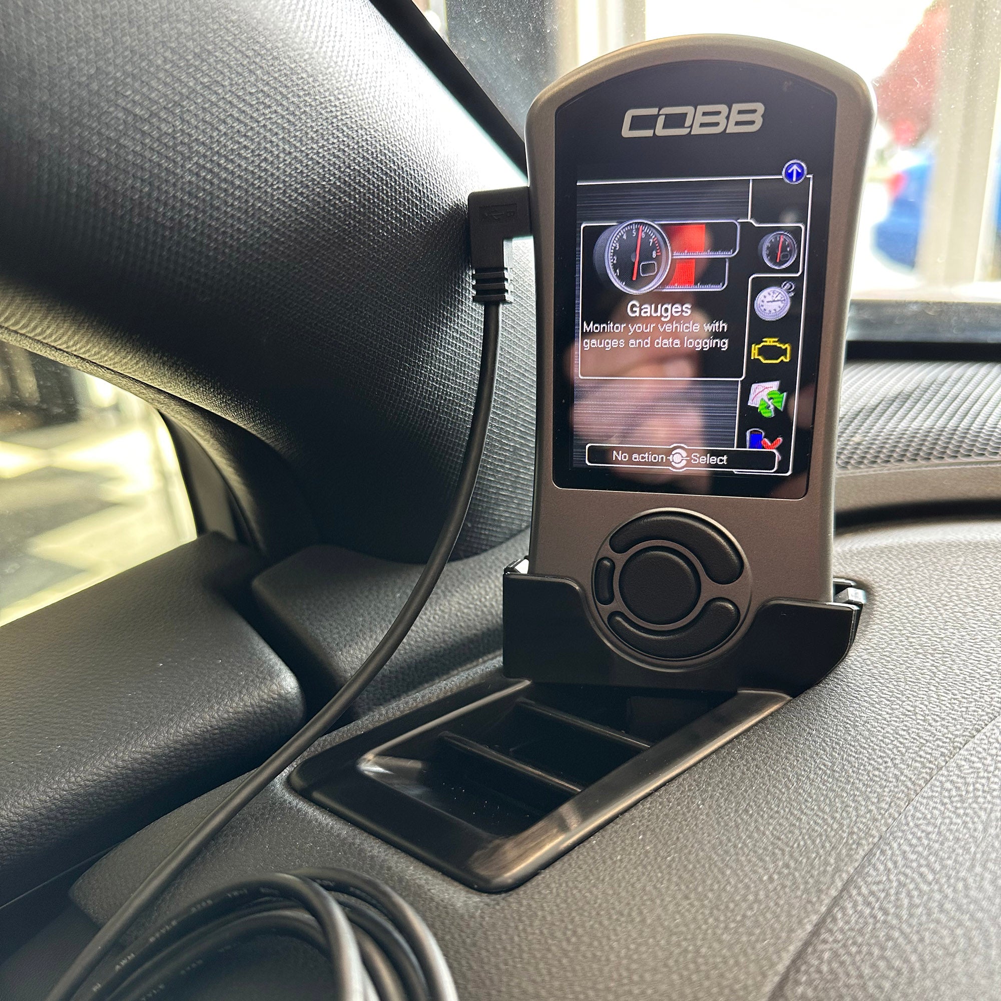 Cobb Accessport Vent Mount for 2022+ Subaru WRX - Universal Car Dashboard Holder for Performance Tuning - Perfect for Track Days & Street Driving