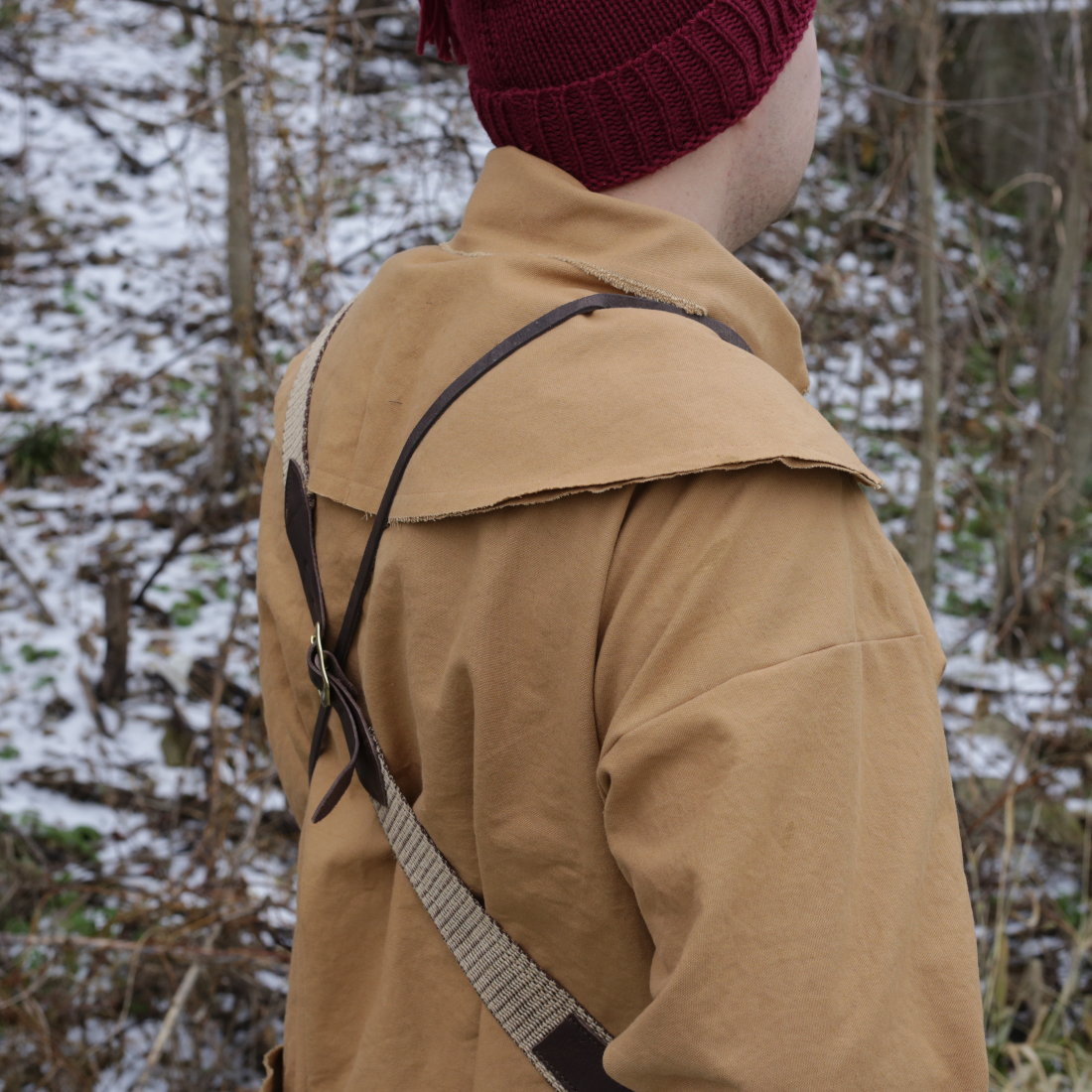 Premium Canvas Hunting Frock - Durable Outdoor Costume for Hunting & Cosplay | Perfect for Halloween, LARP & Outdoor Adventures