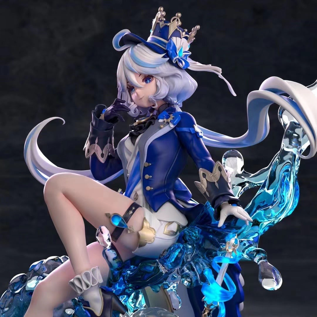 Genshin Impact Furina Cosplay Costume - Official Mi Yin Studio Anime Outfit for Halloween, Conventions & Roleplay
