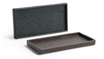 Premium FOH Java Tray - Brown Bamboo Coffee Cup Holder (8.5