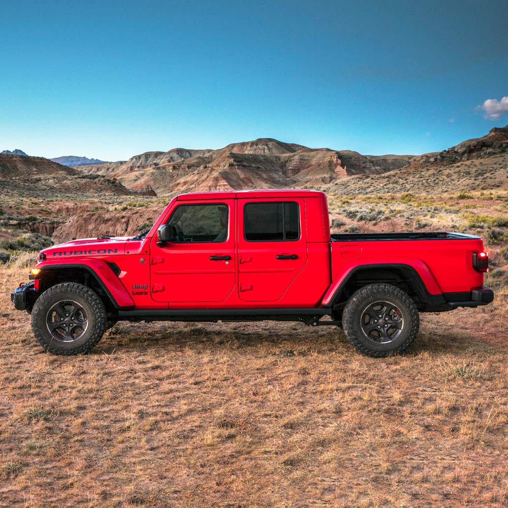 PUNKN Metallic Side Molding for Jeep Wrangler & Gladiator | FE-WRANGLER-4DR Finished End Body Trim | Durable Exterior Protection for Off-Road Adventures & Daily Driving