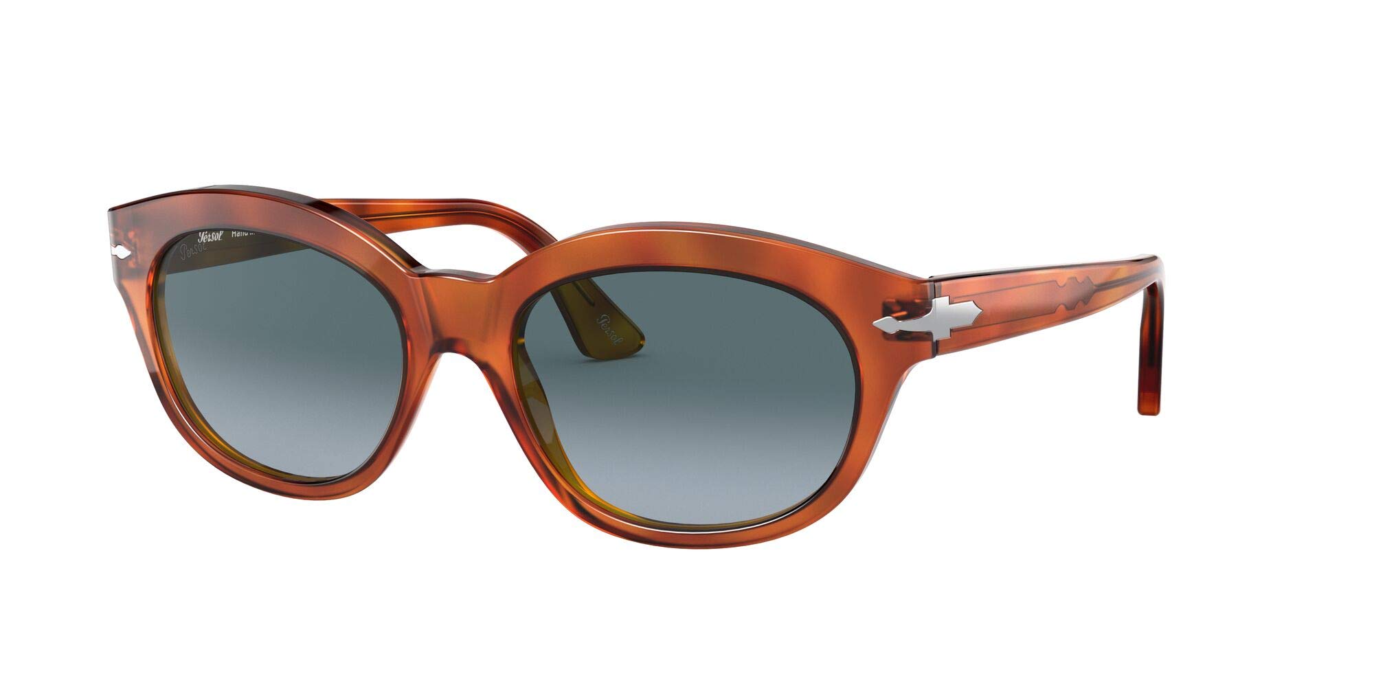 Persol PO3250S Square Sunglasses for Men & Women - Classic Polarized UV Protection - Stylish Retro Fashion Eyewear for Driving, Travel & Outdoor Activities