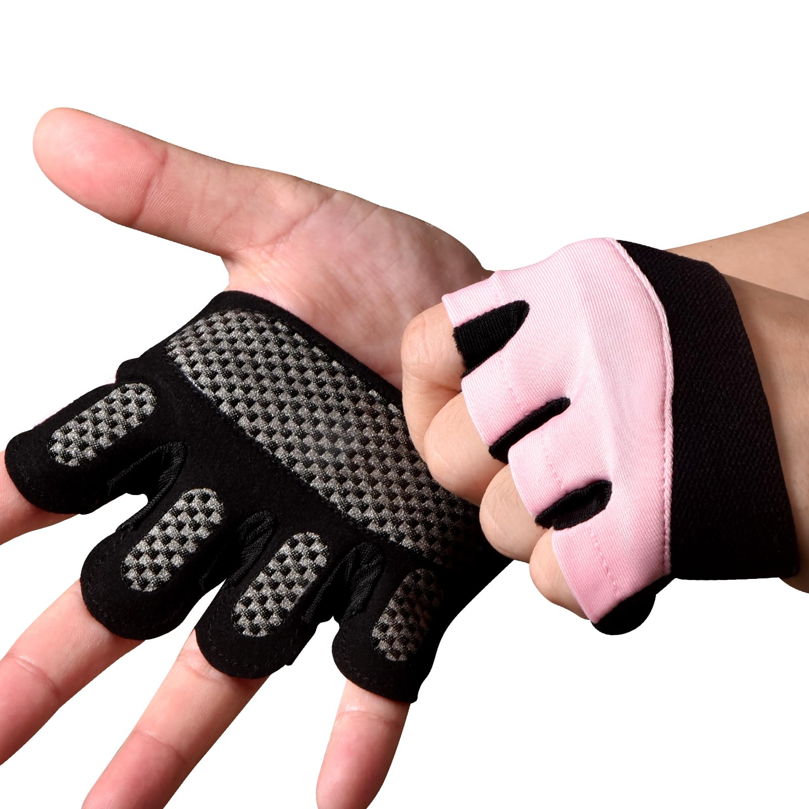 Sunnex Fingerless Gym Gloves for Women & Men - Lightweight Breathable Weightlifting Gloves for Workout, Cross Training, Powerlifting & Fitness - Ideal for Gym, Home Exercise & Sports Activities
