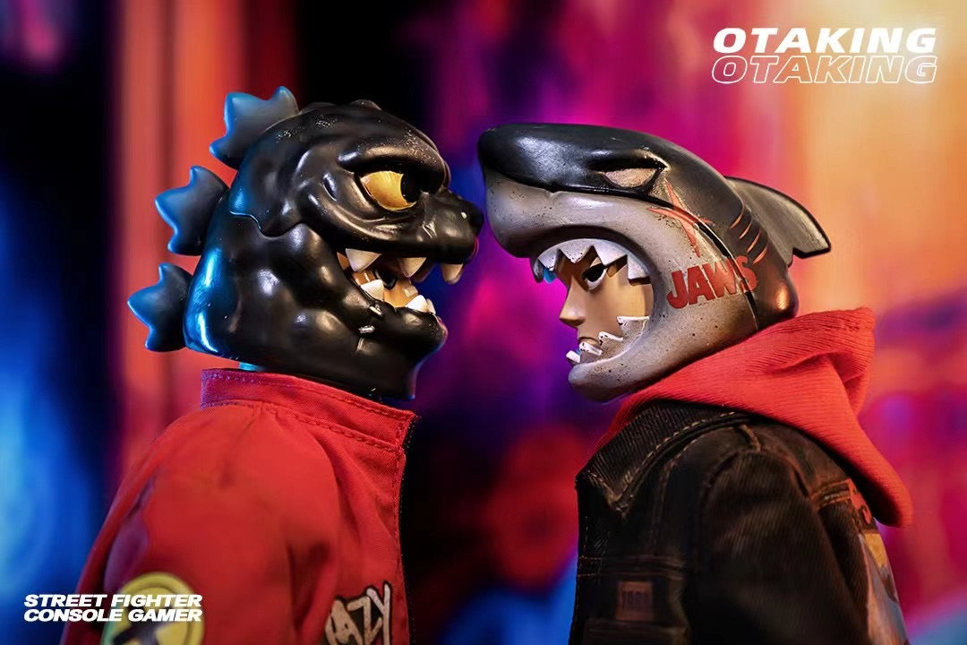 OtaKing Studio OC Street Fighter & Console Gamer - Premium Arcade Fighting Game & MTV Teen Style for Gaming Enthusiasts | Perfect for Home Arcades, Gaming Rooms, and Retro-Themed Parties