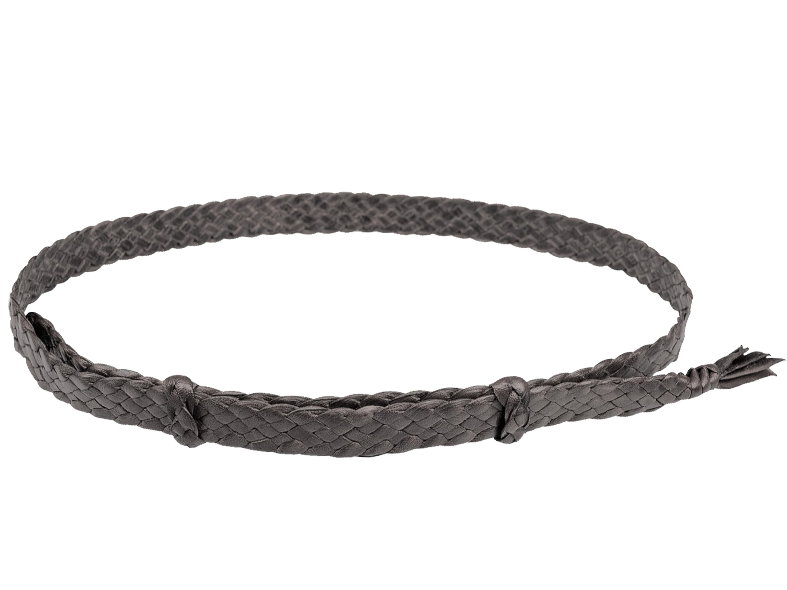 Western Cowboy Hat Band - Adjustable 6 Plait Kangaroo Leather Hatband for Men & Women - Perfect for Rodeos, Country Music Festivals & Western Fashion