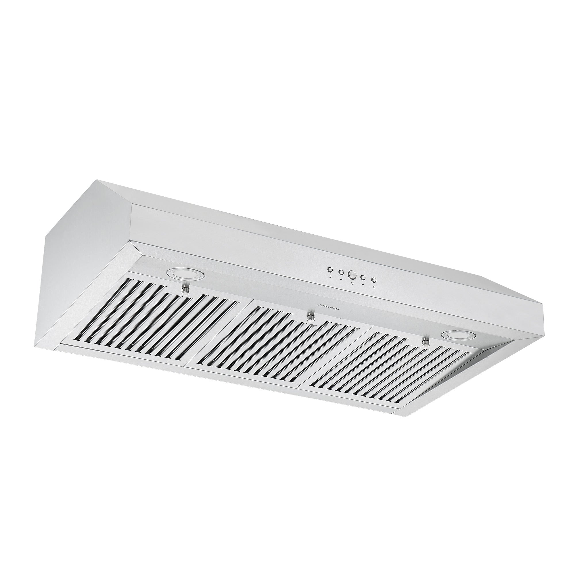 Ancona 36-Inch 440 CFM Stainless Steel Ducted Under Cabinet Range Hood - Powerful Kitchen Ventilation for Smoke & Odor Removal - Perfect for Home Cooking & Grilling