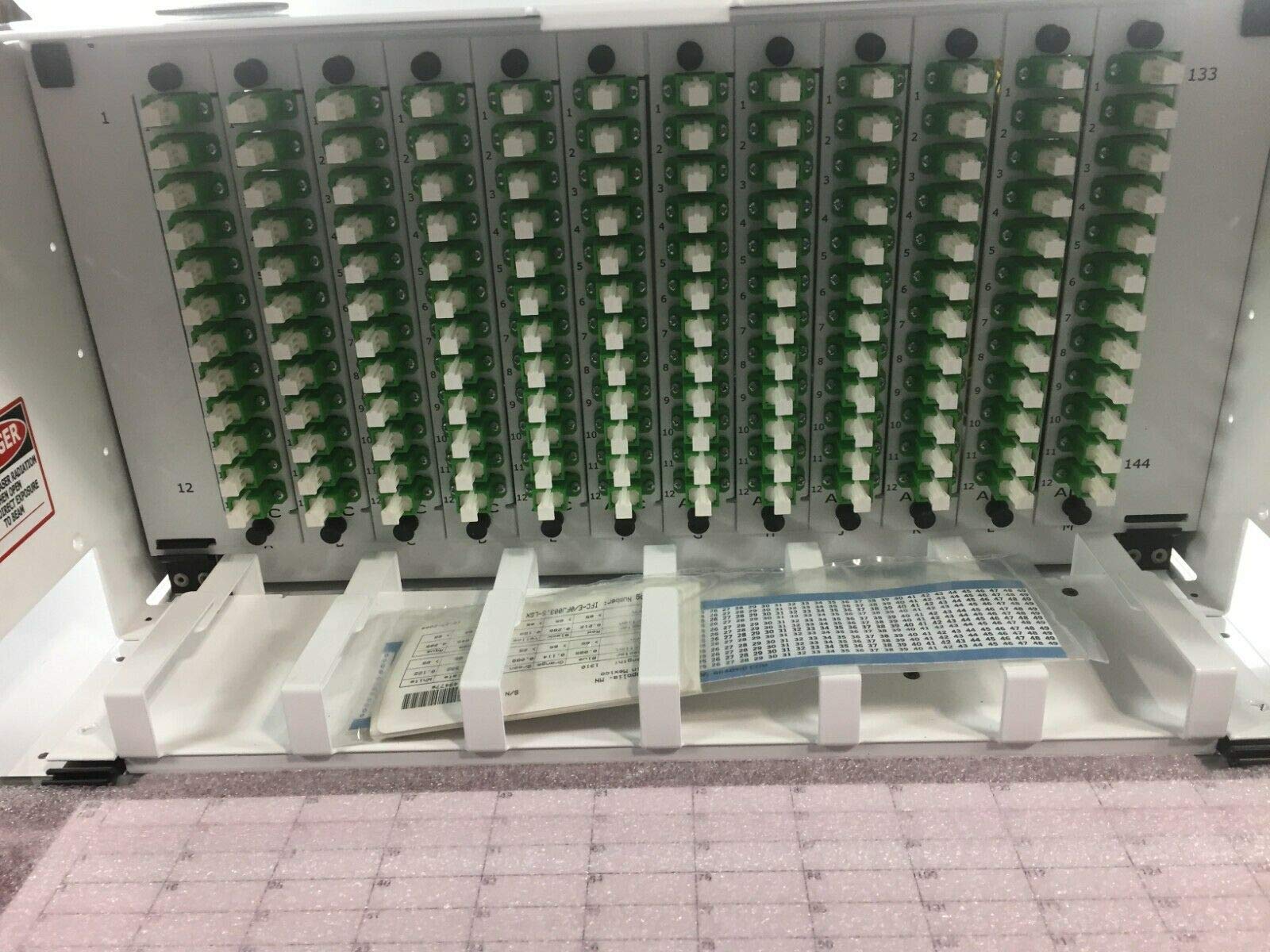 LSX-TL5123-A-SPL ADC Optical Distribution Unit with Jumpers - 144ct for Network Rack Installation