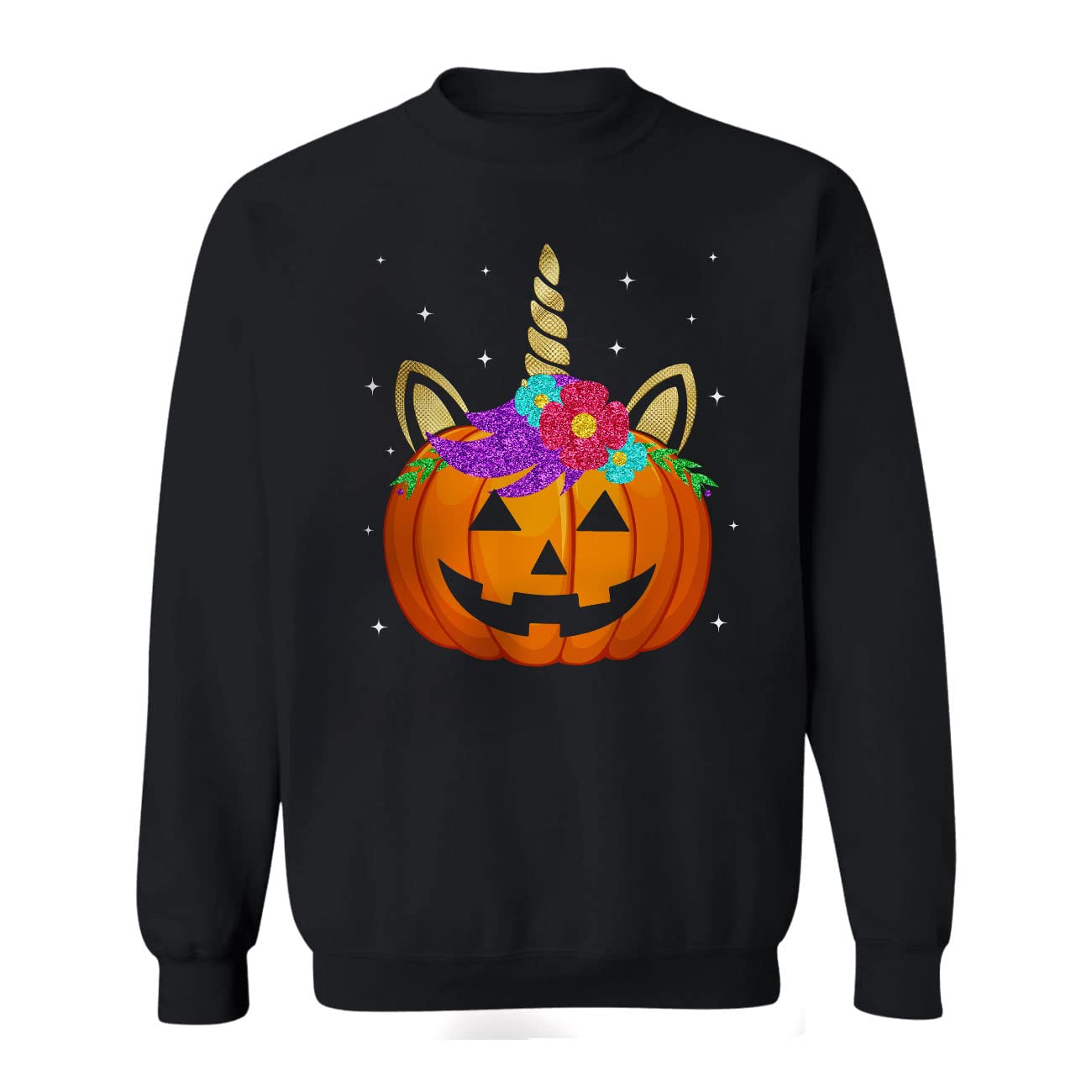Cute Unicorn Pumpkin Hoodie for Toddler Girls - Halloween & Thanksgiving Outfit - Soft Kids Sweatshirt - Perfect Gift for Unicorn Lovers - Great for Parties, School & Family Gatherings