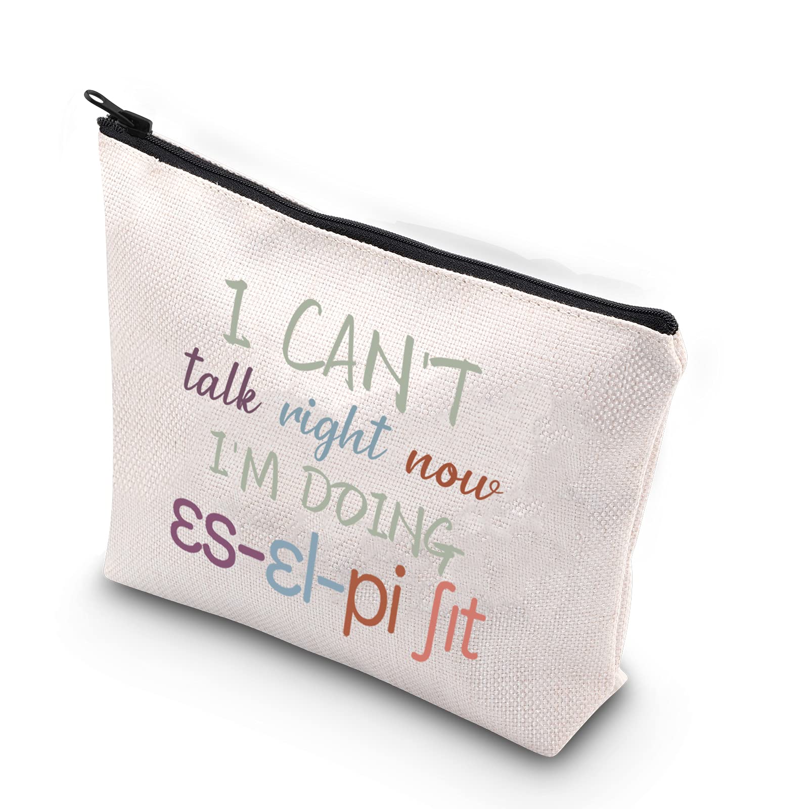 Speech Language Pathologist Gift - SLP Therapy Zipper Pouch & Makeup Bag - Perfect for Therapists, Students & Professionals - Great for Work, School & Travel Accessories