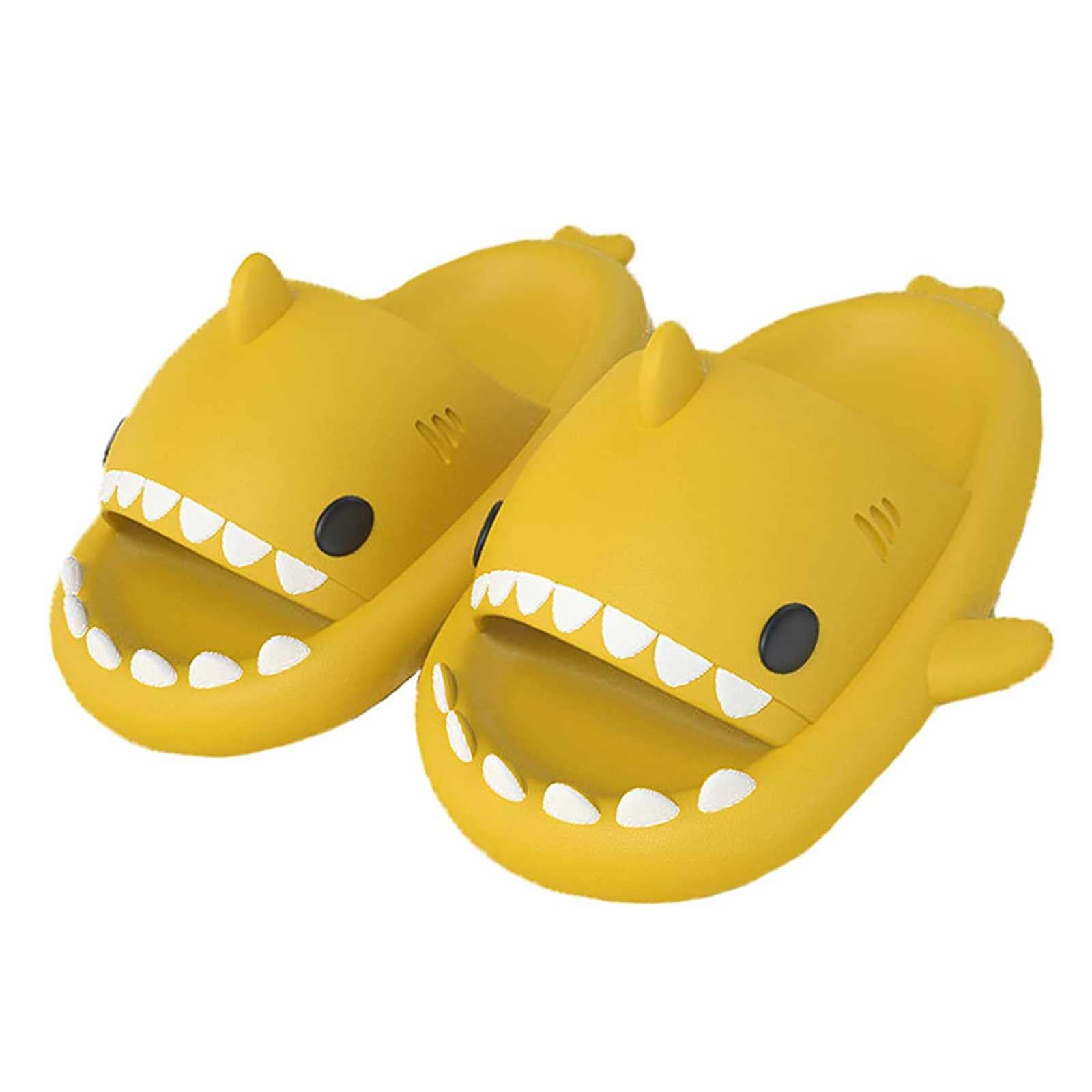 **Cute Shark Slides for Adults – Open Toe Shark Sandals, Funny Couples Slippers, Non-Slip House & Shower Shoes – Perfect for Beach, Pool, and Indoor Comfort**