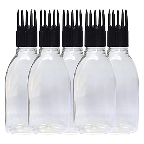 Transparent Bottles with Applicator Cap