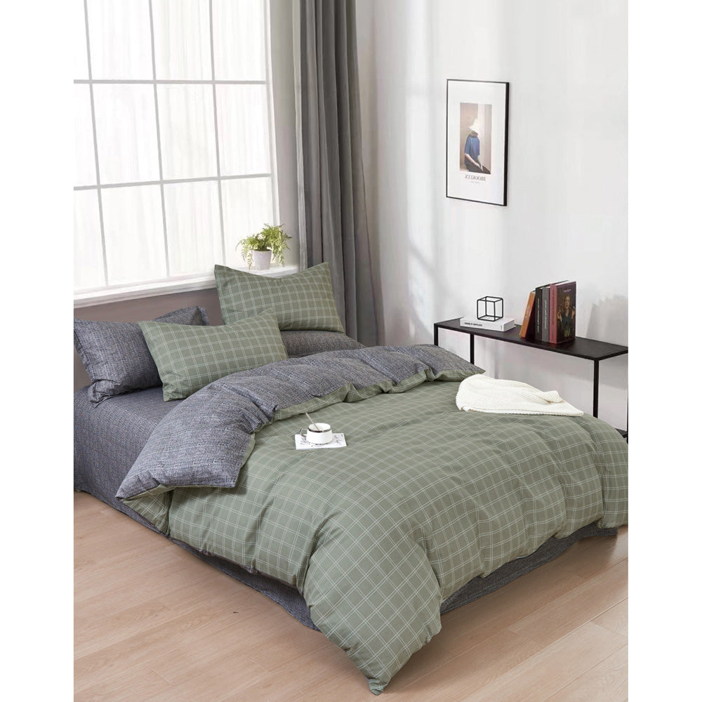 Harlan Quilt Cover Set - Single Bed Size, Soft & Breathable Bedding Set for Cozy Sleep | Perfect for Guest Rooms, Dorms & Kids' Bedrooms