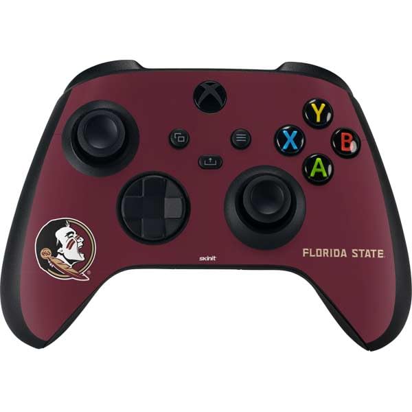 Officially Licensed Florida State FSU Seminoles Gaming Skin Decal for Xbox Series X Bundle - Custom Console Protection & Team Spirit for Gamers