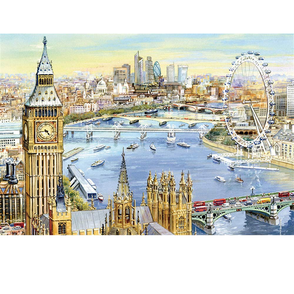 ATRISE 1000 Piece Jigsaw Puzzles for Adults and Kids - Landscape Pattern Puzzle Game, Fun Educational Toy & Personalized Gift for Family Game Night, Birthday, Party, and Relaxation