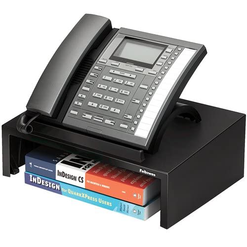 Fellowes 8038601 Designer Suites Phone Stand - Premium Office & Home Desk Organizer for Smartphones, Tablets, and Video Calls | Perfect for Work, Study, and Zoom Meetings