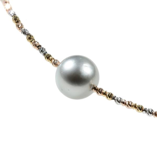 18K Gold Pearl Station Necklace - Elegant Dainty Layering Jewelry for Women - Perfect for Weddings, Anniversaries & Special Occasions