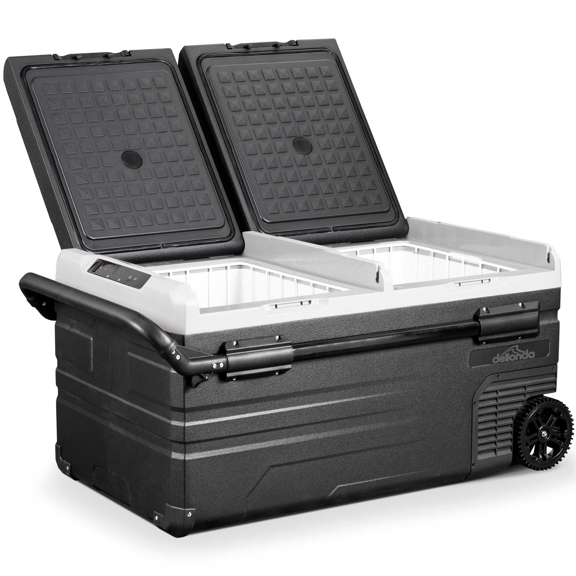 95L Portable Car Fridge Freezer - 12V/24V Dual Zone Compressor Cooler for Road Trips & Camping | DL128 Model | Perfect for RV, Truck & Outdoor Adventures