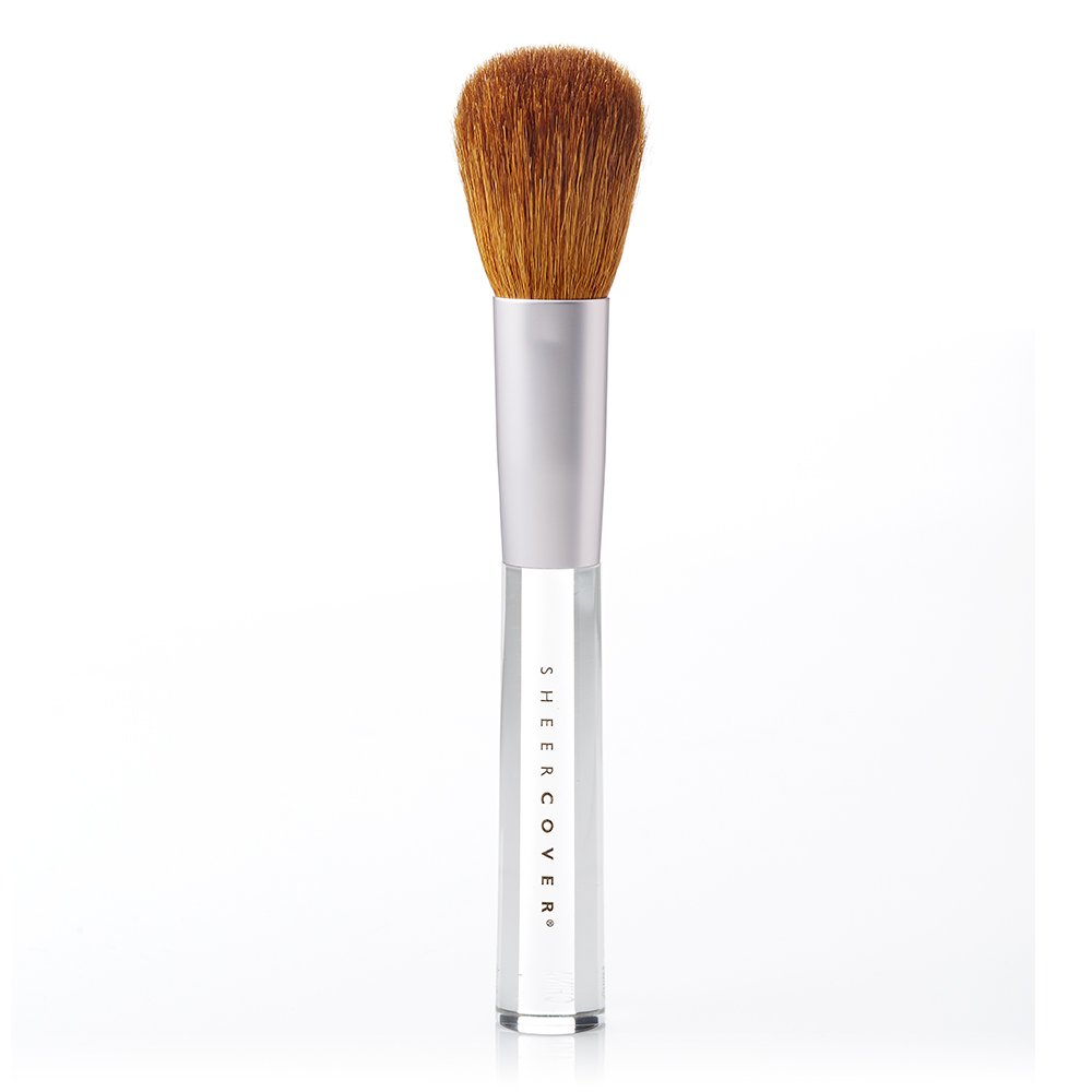 Sheer Cover Studio Ultimate 5-Piece Makeup Brush Set - Foundation Brush, Lip Brush, Concealer Brush, Contour Brush with Free Travel Case - Perfect for Professional Makeup Artists & Home Beauty Routines