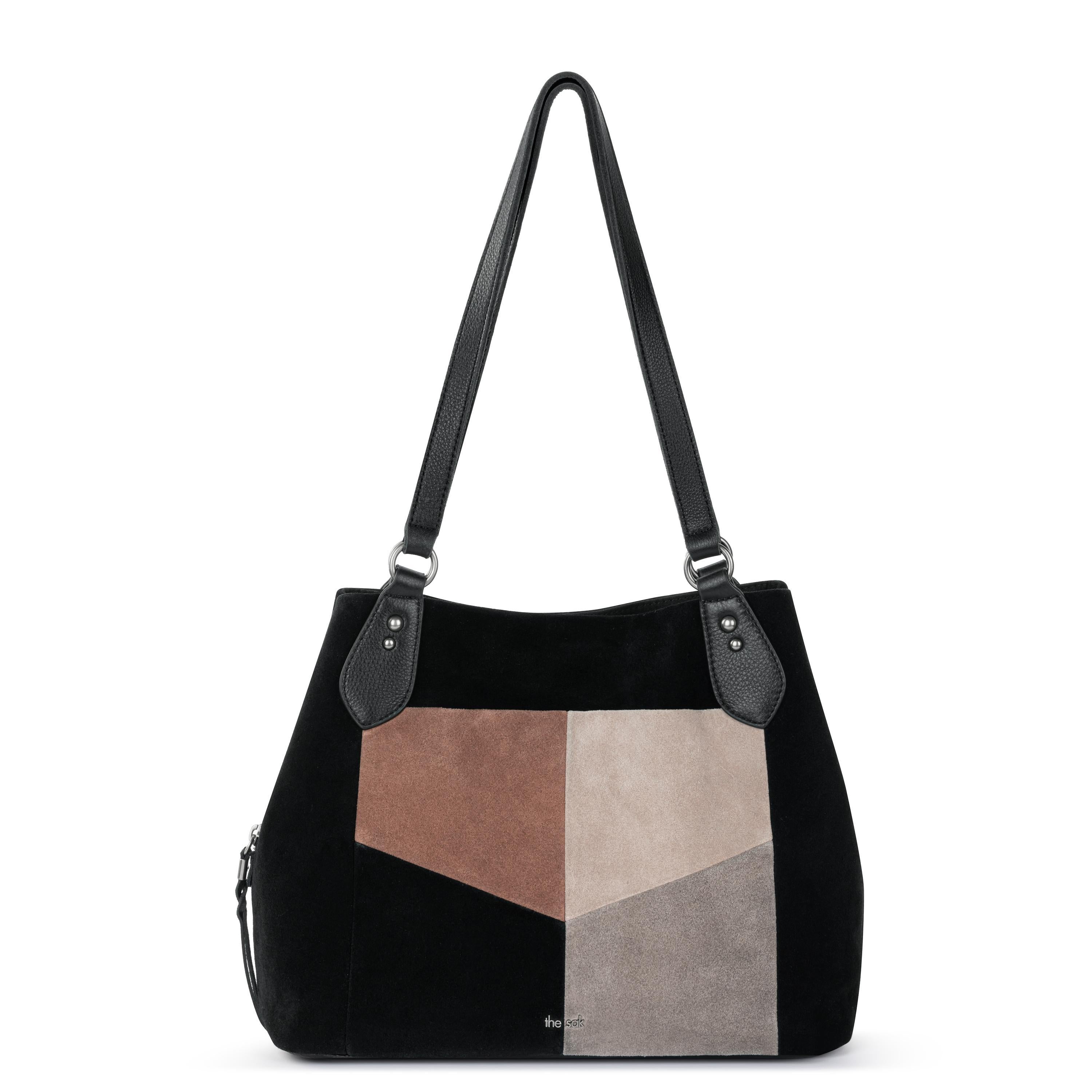 Leather - Neutral Suede Block