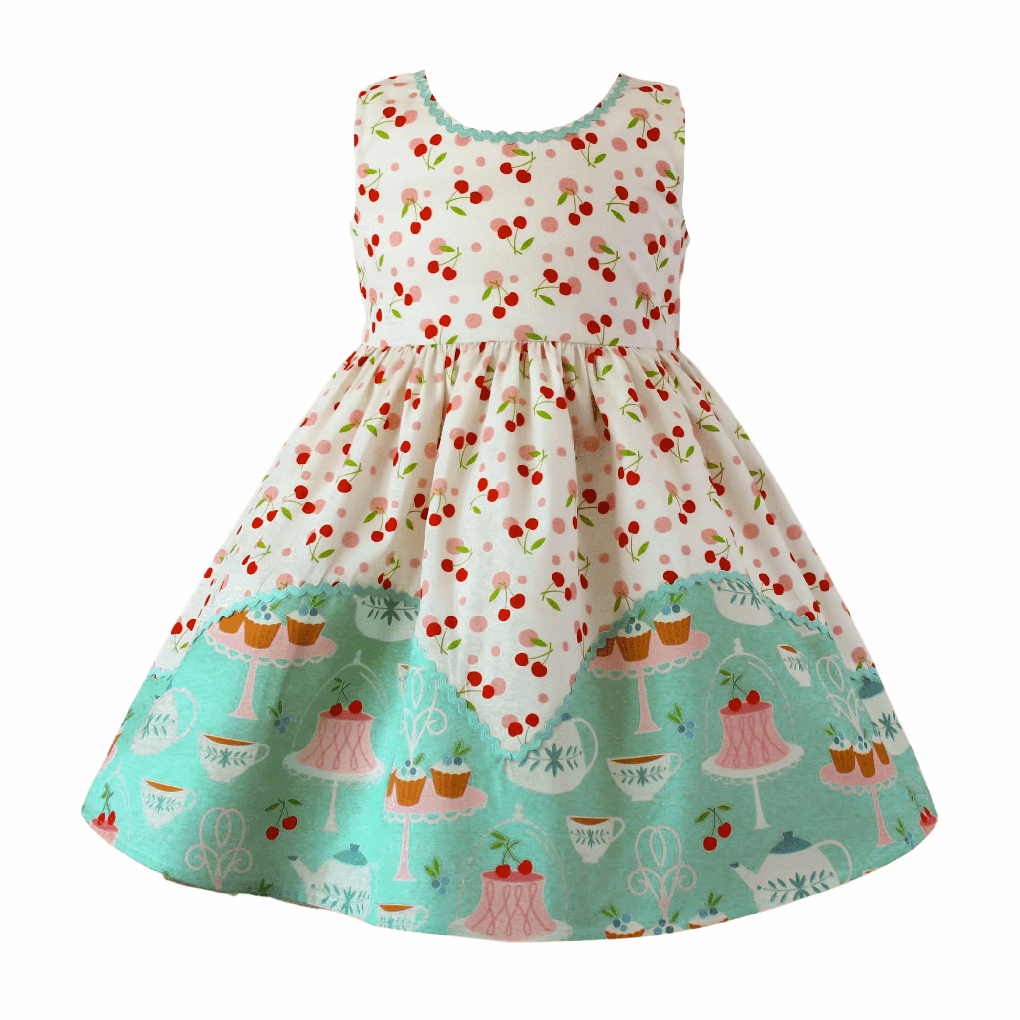 Vintage Floral Dolores Park Dress with Hair Clip - Retro Tea Party Dress for Women, Perfect for High Tea, Garden Parties & Special Occasions